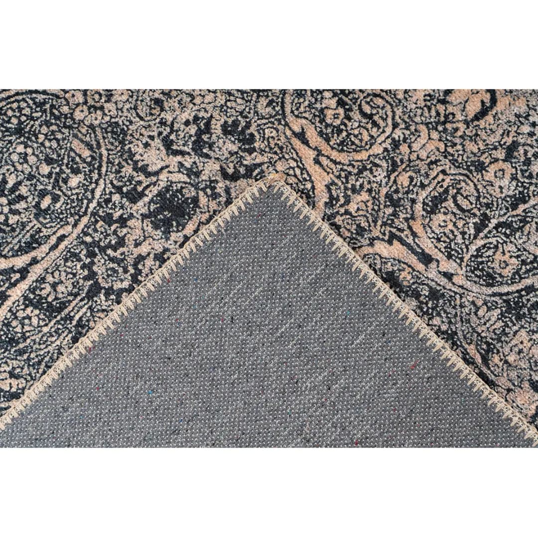 Kurzflorteppich Faye 925 | Schwarz