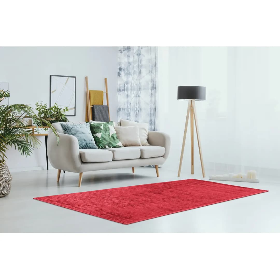 Kurzflorteppich Karma 125 | Rot