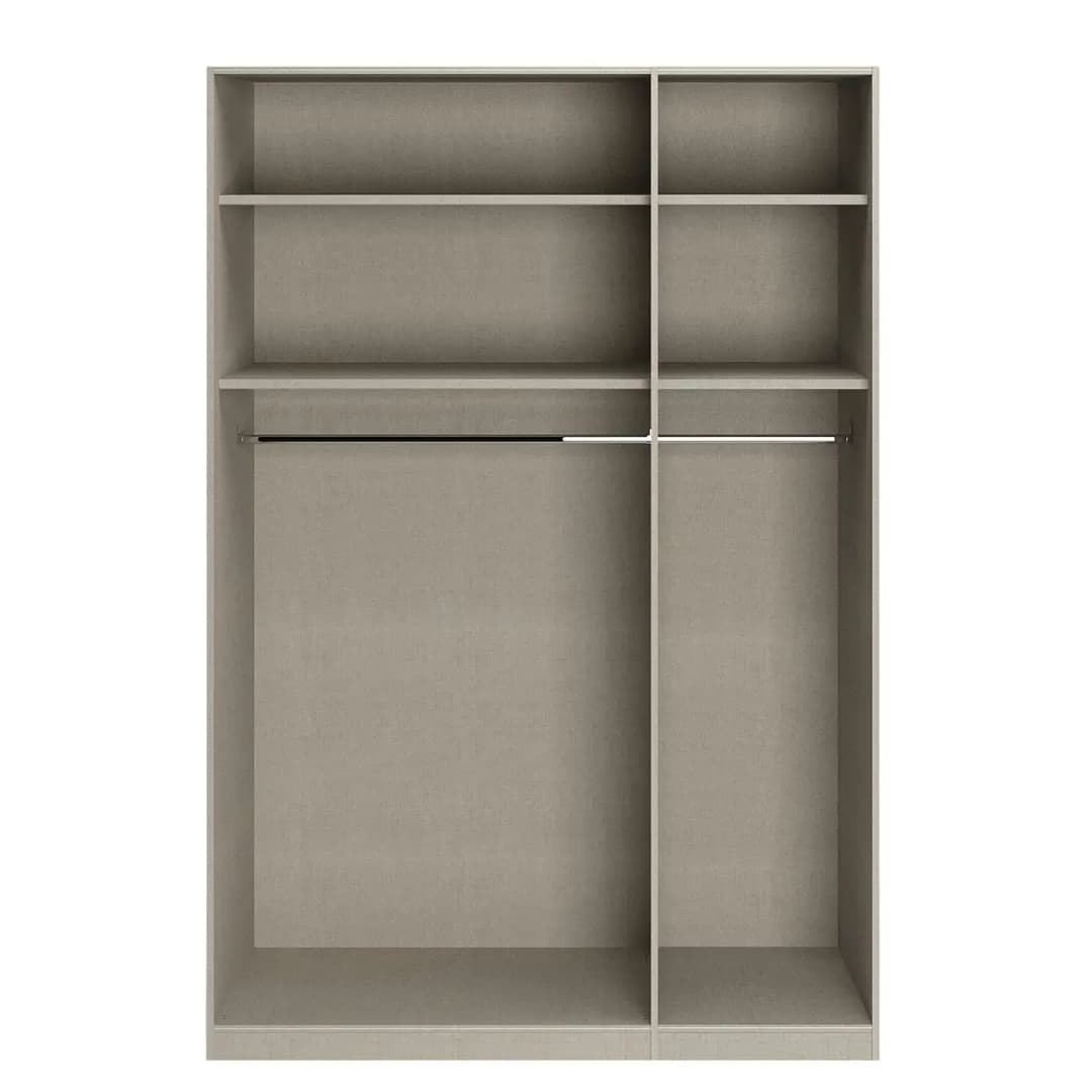 Drehtürenschrank Alabama | Weiß
