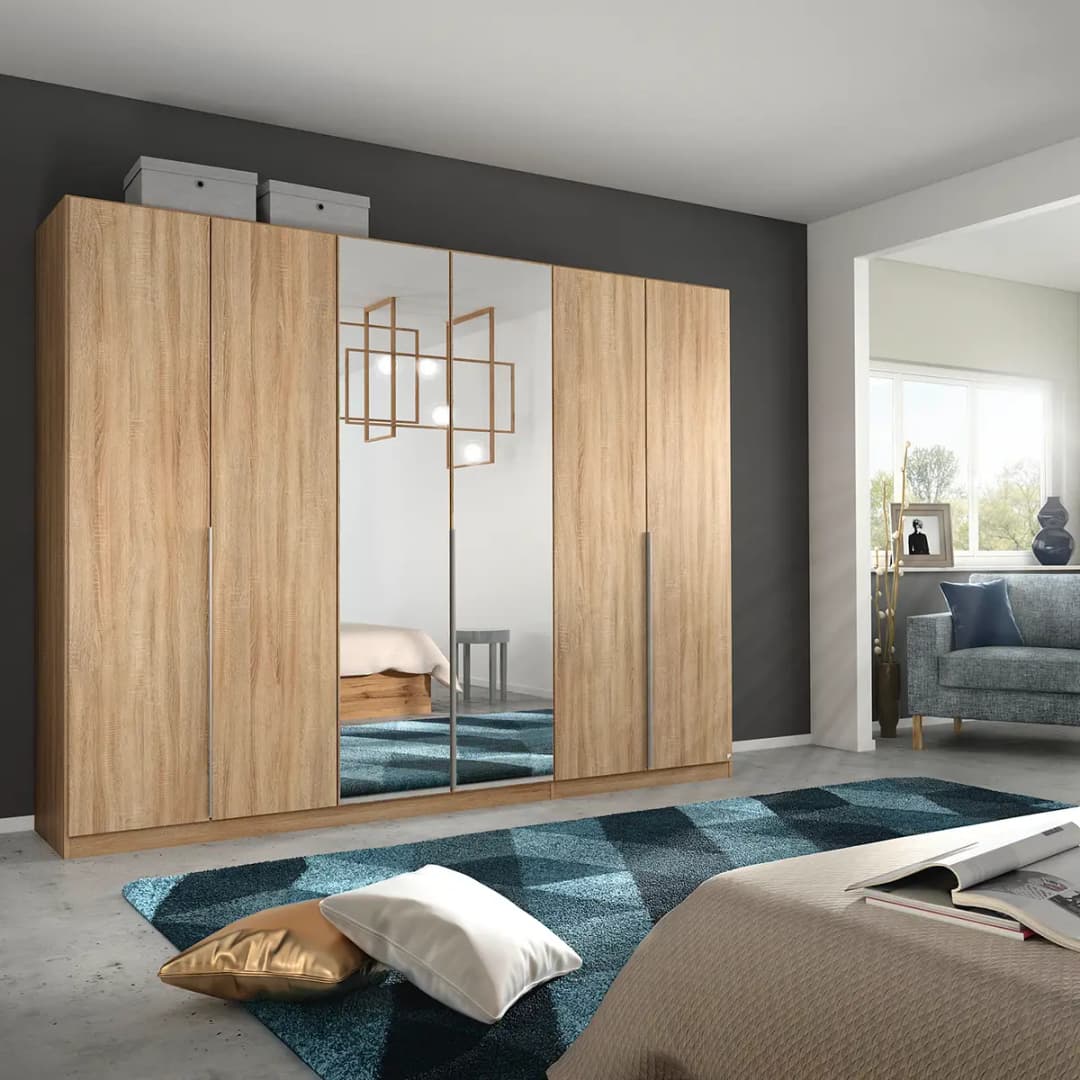 Drehtürenschrank Alabama 271 x 229cm | Braun