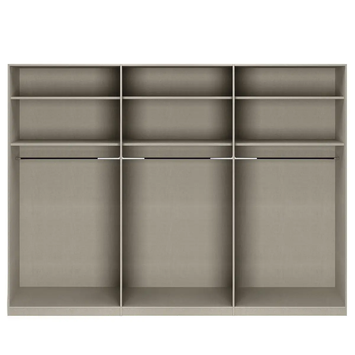 Drehtürenschrank Alabama 271 x 229cm | Braun