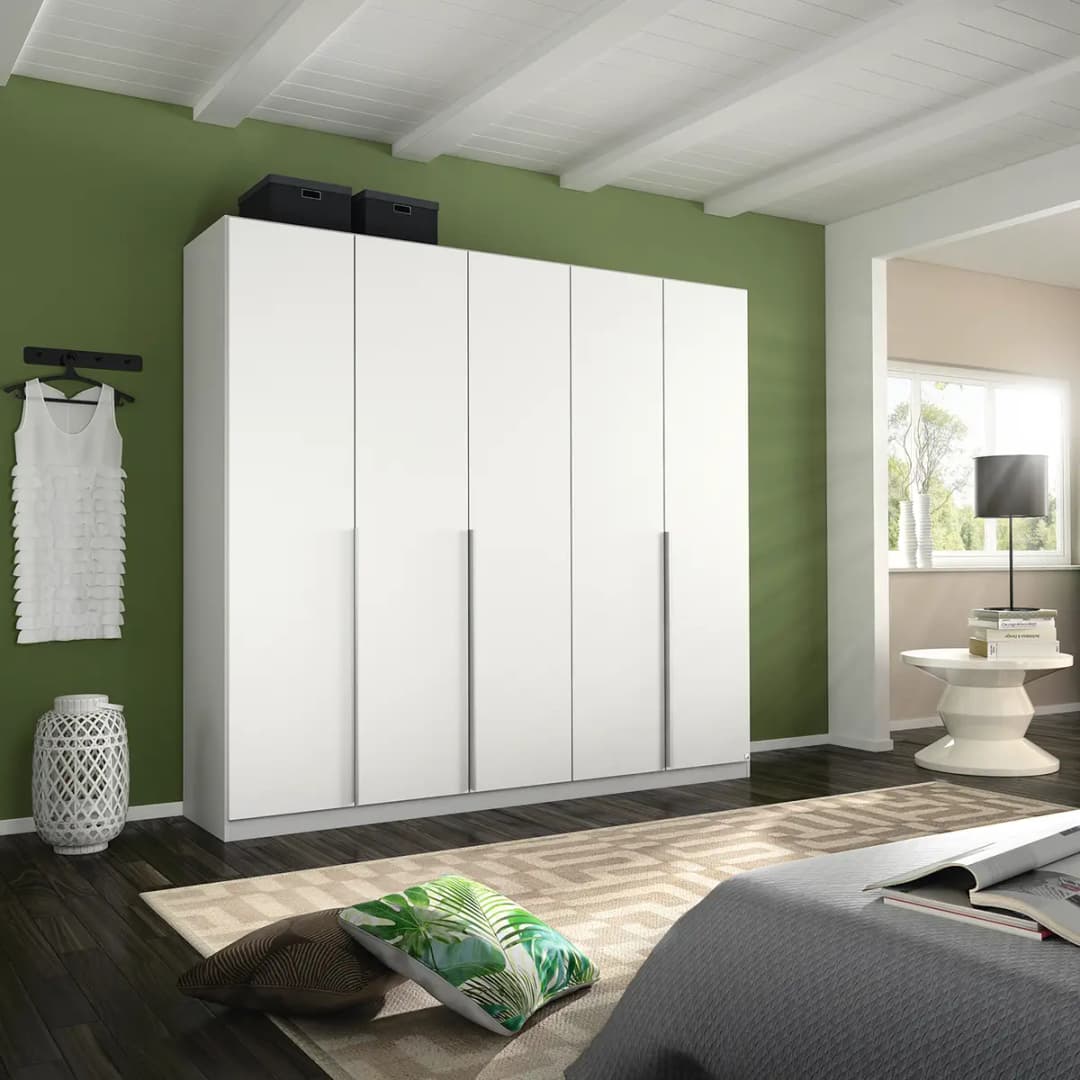 Drehtürenschrank Alabama | Weiß