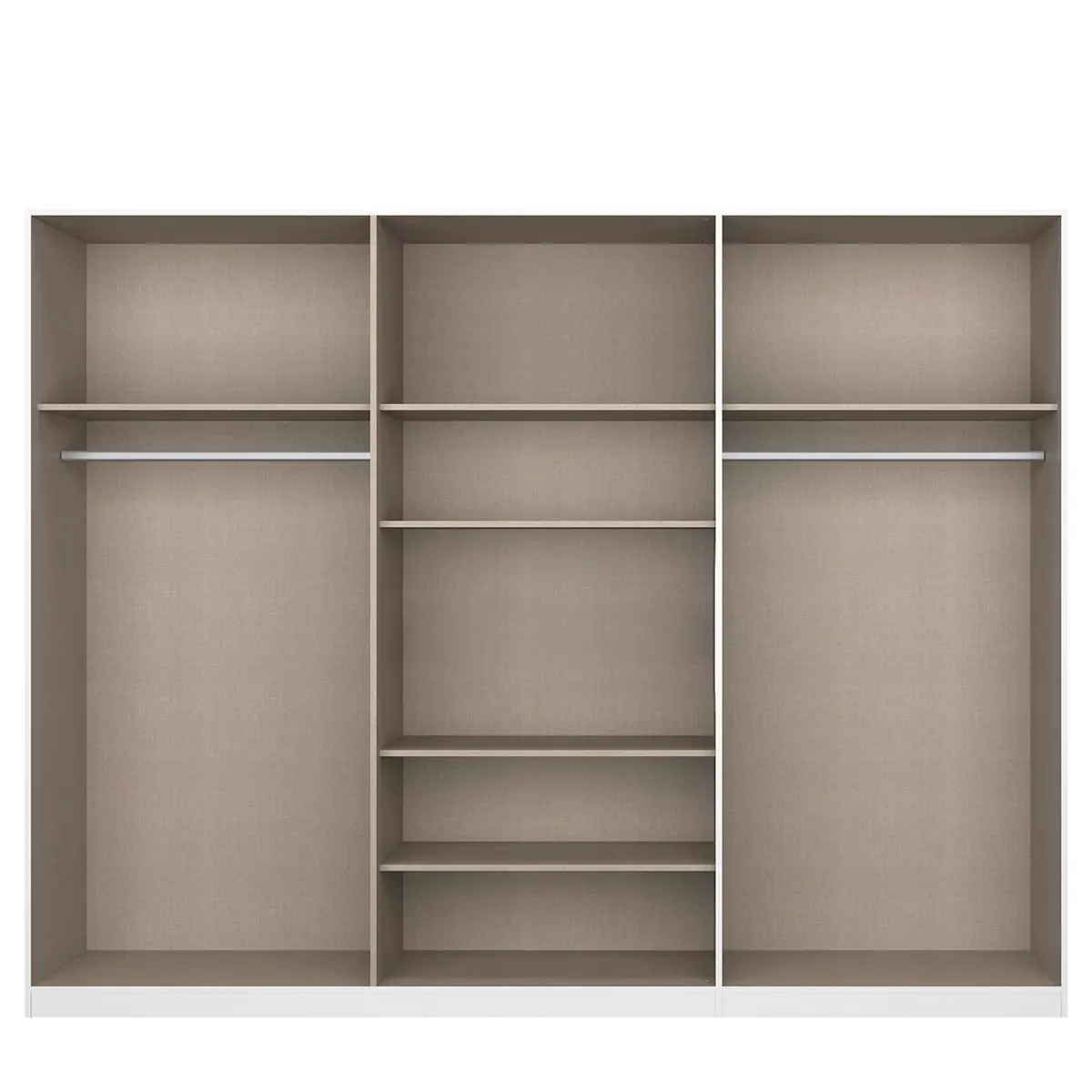 Drehtürenschrank Alabama | Weiß