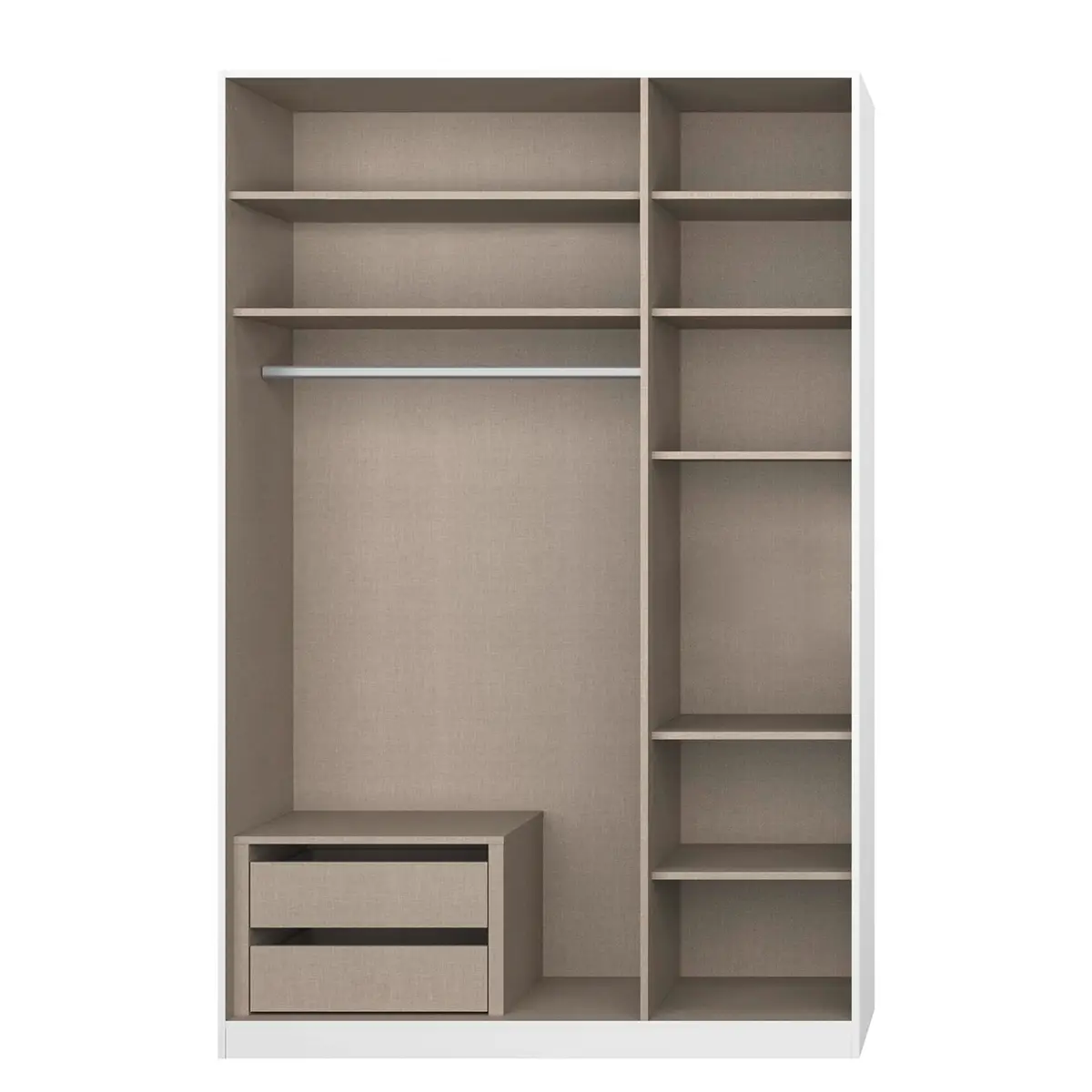 Drehtürenschrank Alabama | Braun