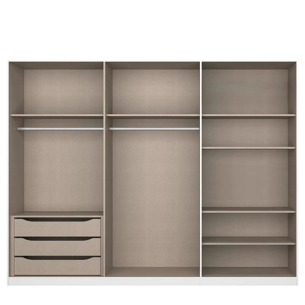 Drehtürenschrank Alabama | Braun