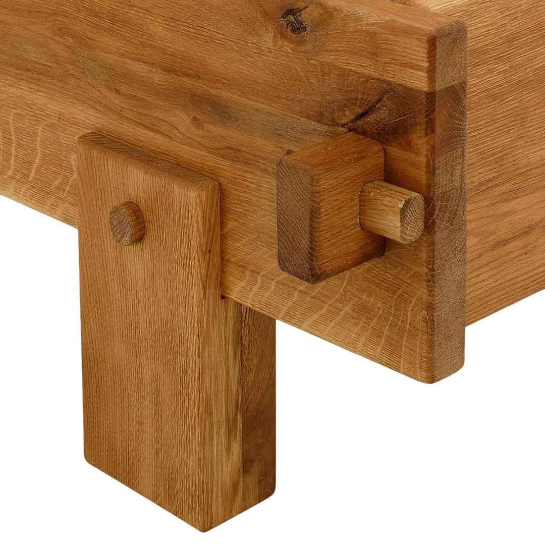 Massivholzbett Saint Davids | Braun