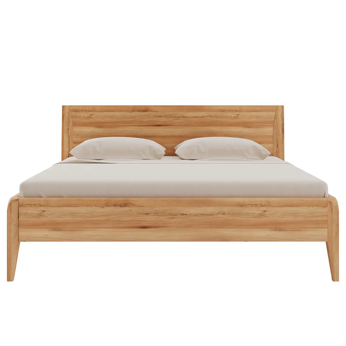 Massivholzbett Tanville | Braun