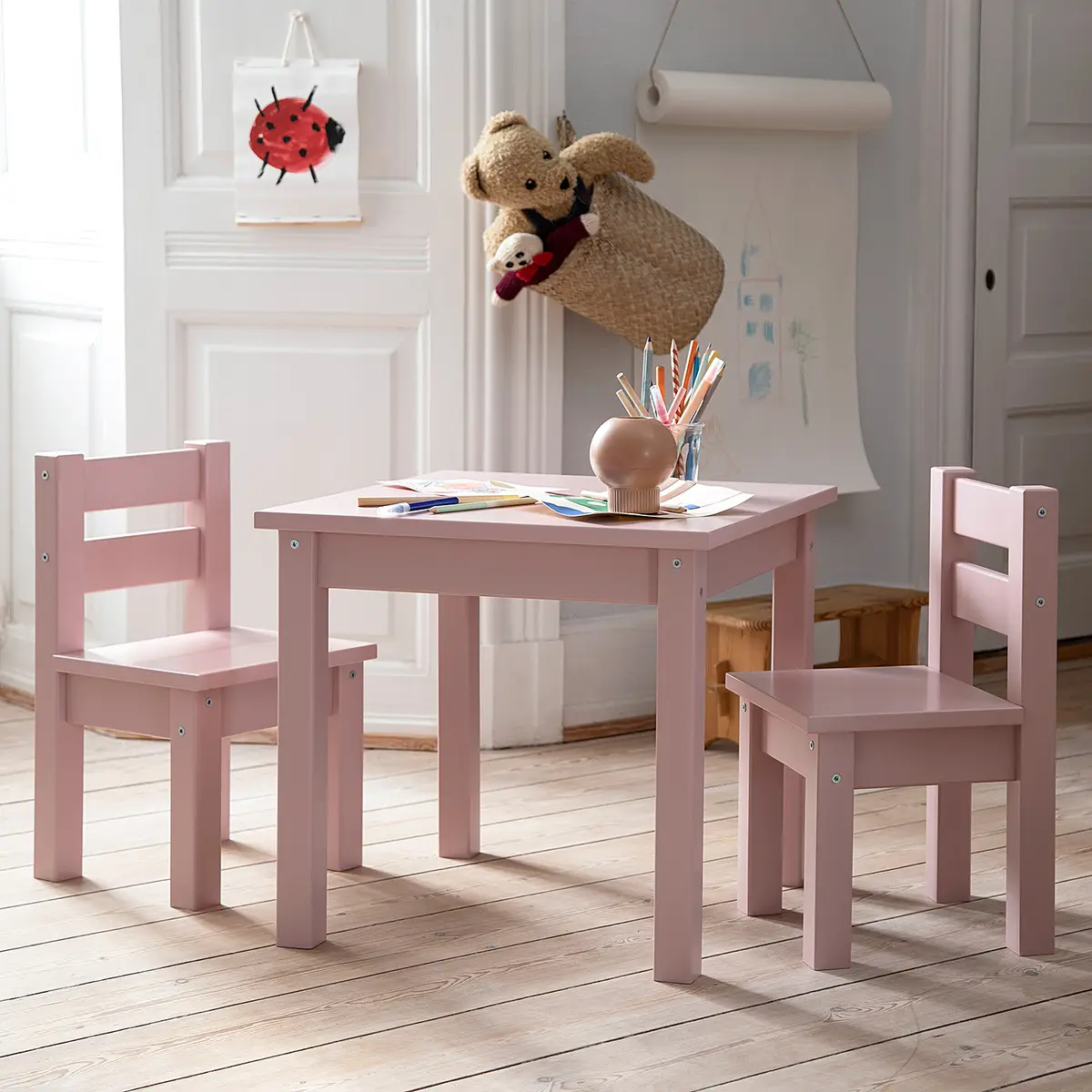 Sitzgruppe 3-teilig Pink/Rosa | Pink