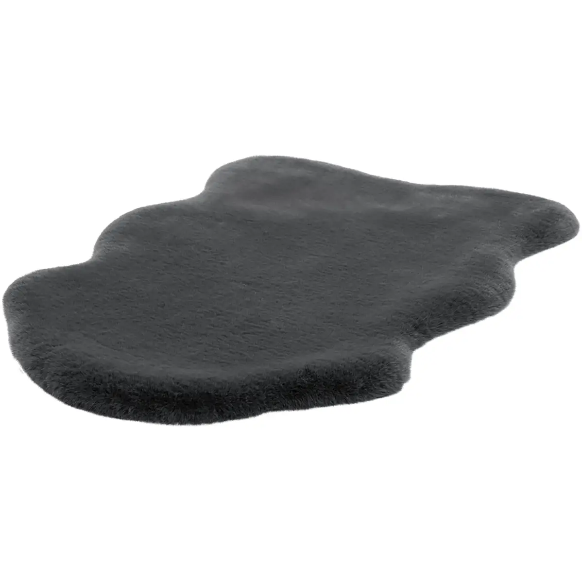 Schafsfell Rabbit 200 | Grau