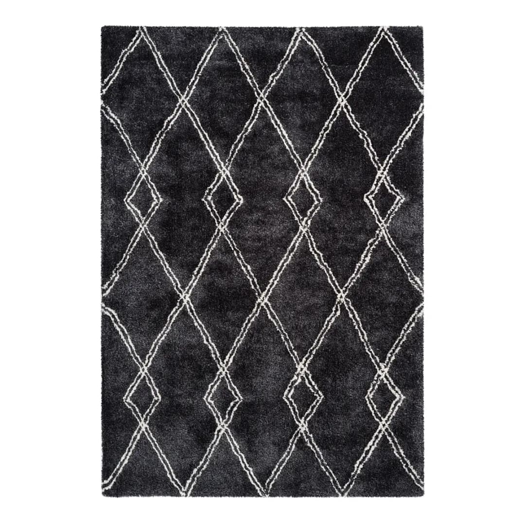 Kurzflorteppich Orlando 125 Grau/Anthrazit 80 x 150cm | Grau