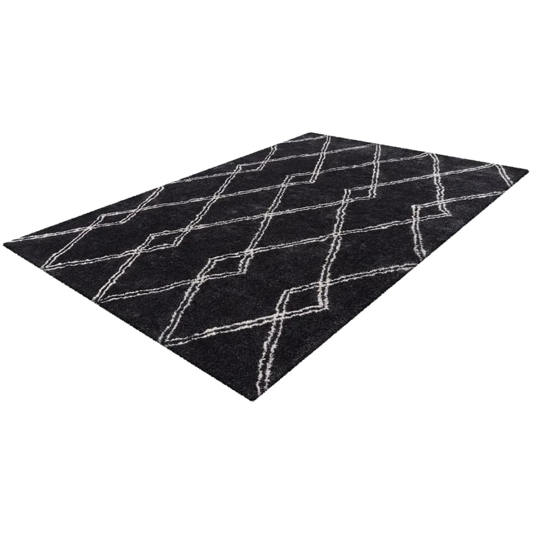 Kurzflorteppich Orlando 125 Grau/Anthrazit 80 x 150cm | Grau