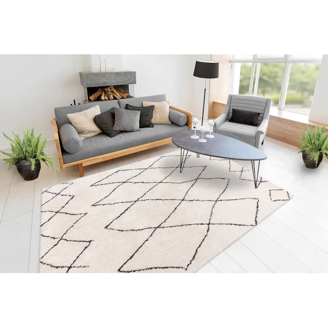 Kurzflorteppich Orlando 425 | Grau