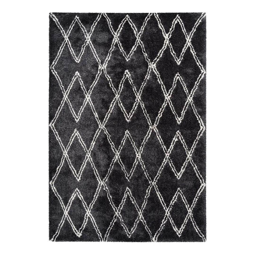 Kurzflorteppich Orlando 325 Grau/Anthrazit 80 x 150cm | Grau