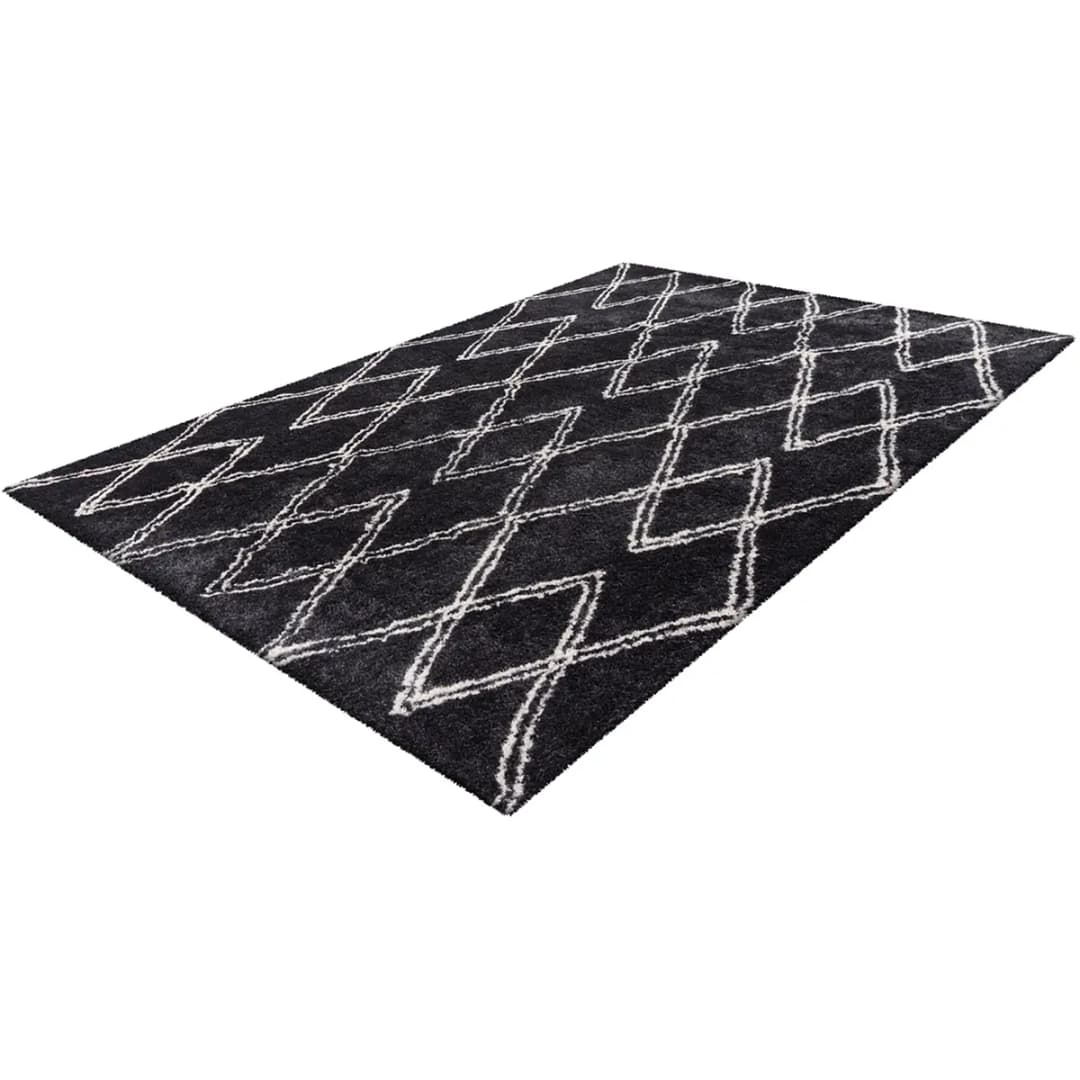Kurzflorteppich Orlando 325 Grau/Anthrazit 80 x 150cm | Grau