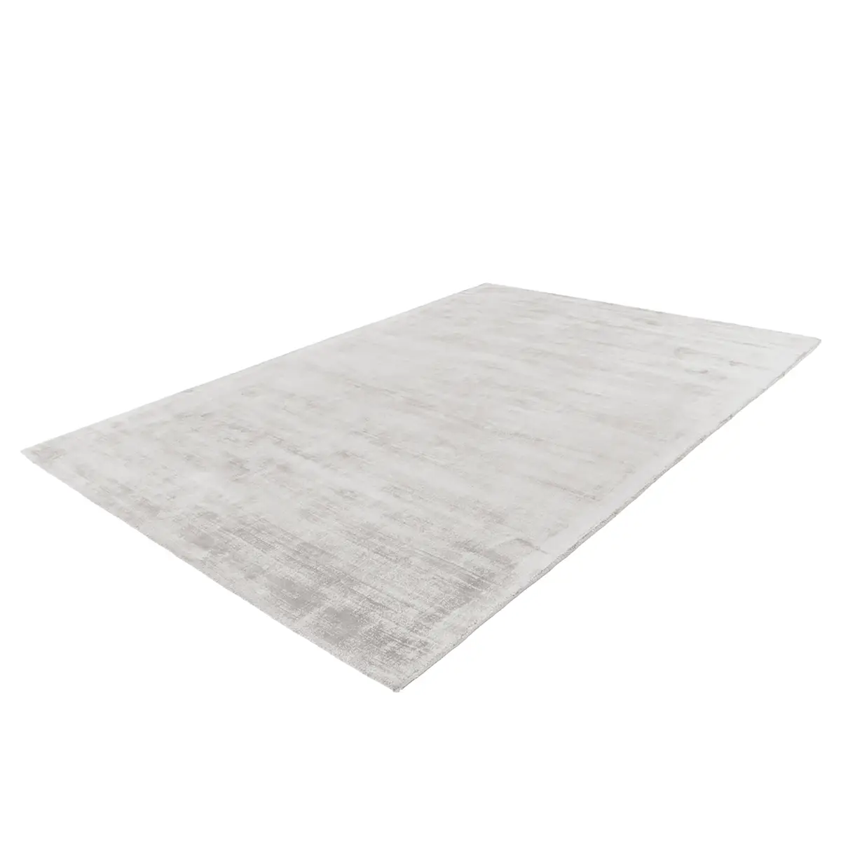 Kurzflorteppich Village 125 Silber/Silber 200 x 290cm Seide