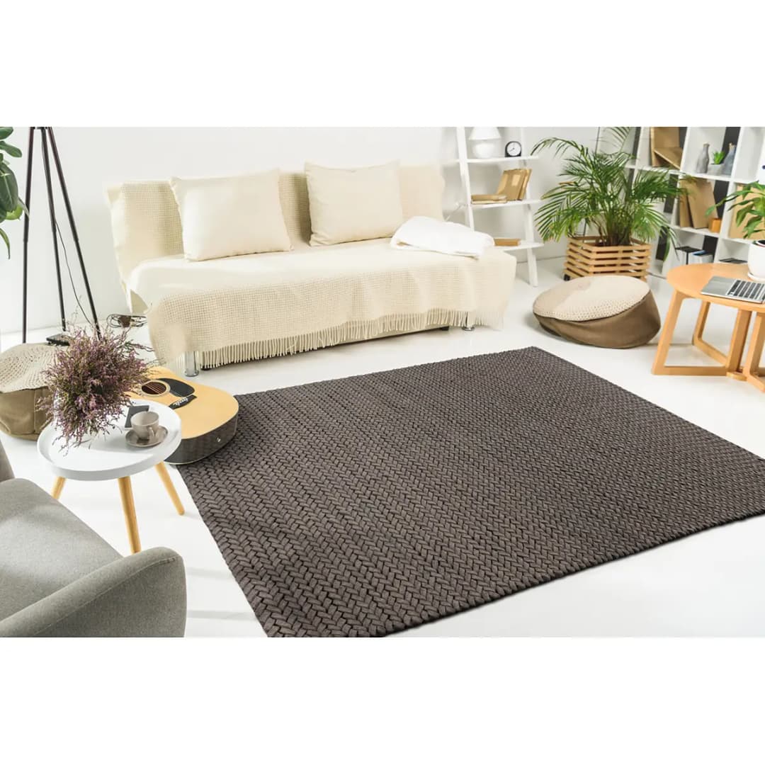 Kurzflorteppich Robbie 125 Grau/Grau 200 x 290cm Webstoff