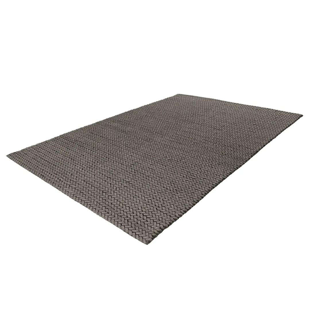Kurzflorteppich Robbie 125 Grau/Grau 200 x 290cm Webstoff