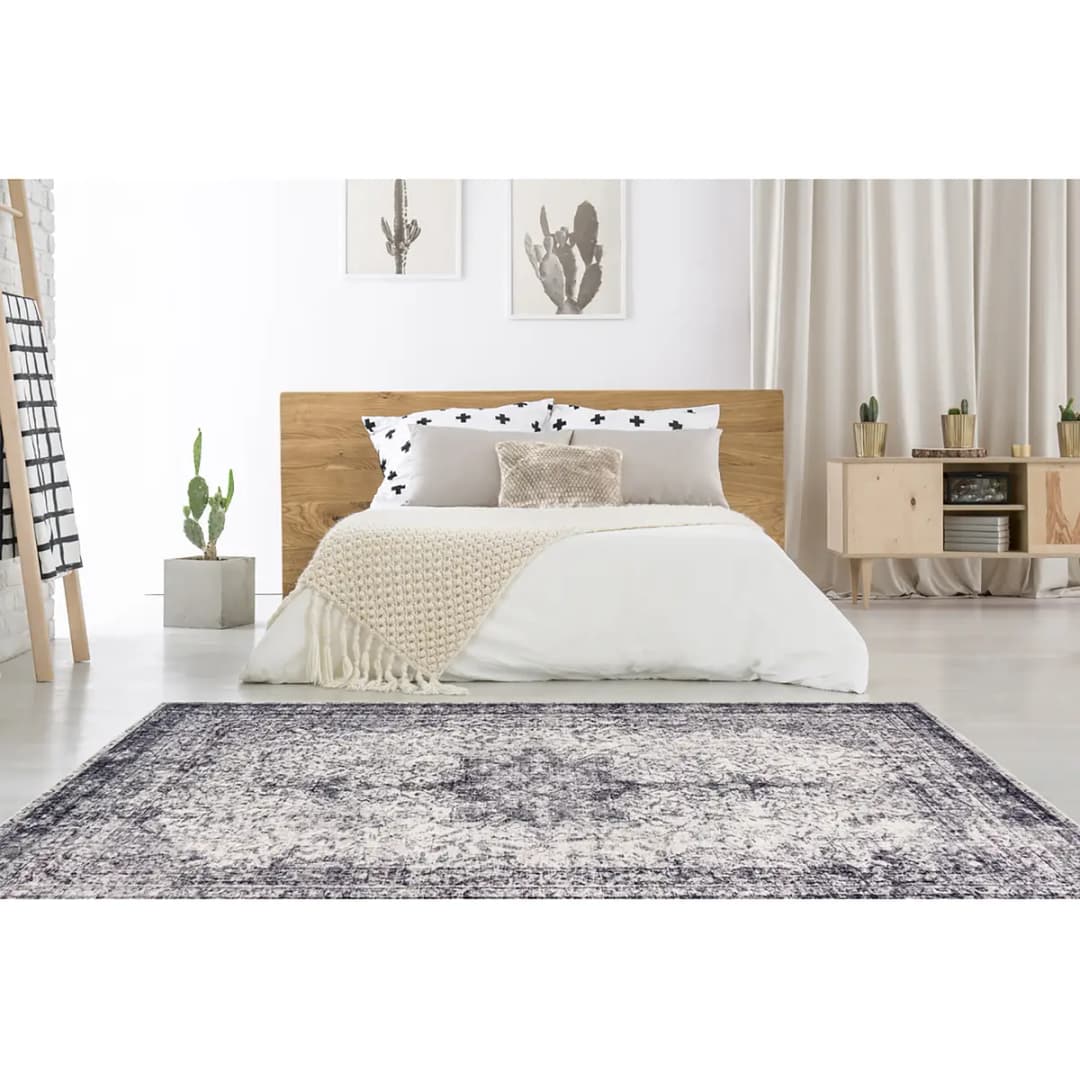 Kurzflorteppich Piemont 825 Grau 120 x 170cm | Grau