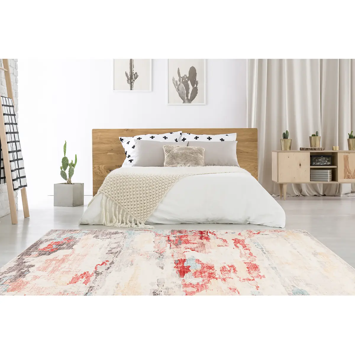 Kurzflorteppich Piemont 325 Multicolor 120 x 170cm | Mehrfarbig