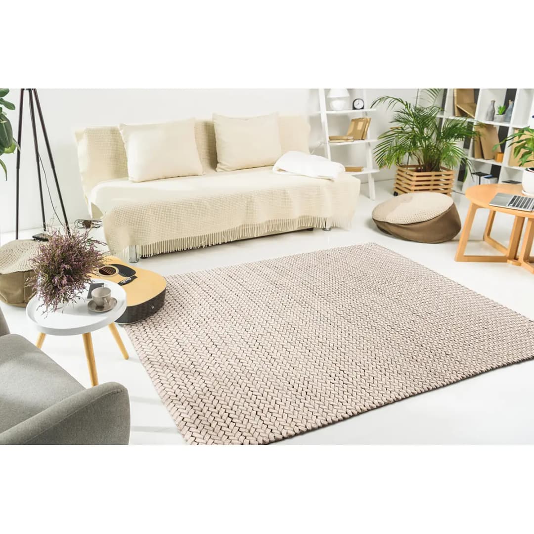 Kurzflorteppich Robbie 125 | Beige