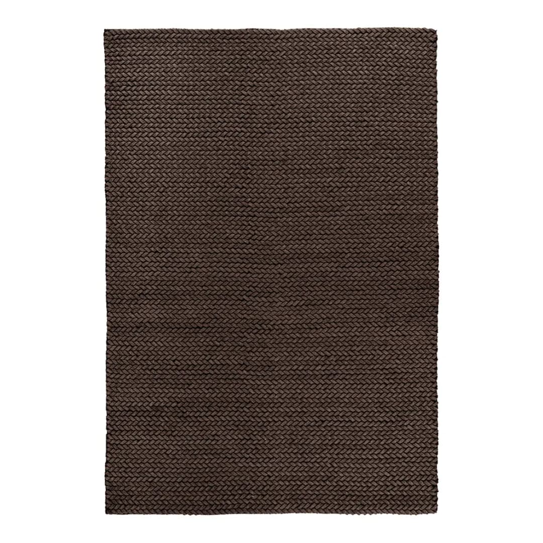 Kurzflorteppich Robbie 125 Braun/Braun 80 x 150cm Webstoff