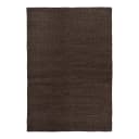 Kurzflorteppich Robbie 125 Braun/Braun 80 x 150cm Webstoff