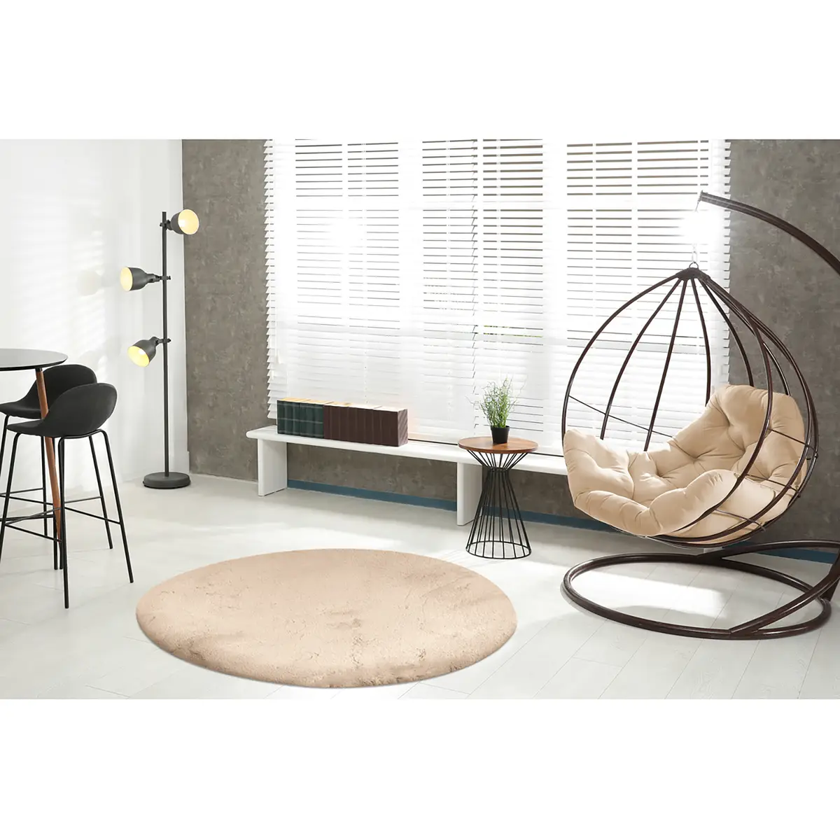 Hochflorteppich Rabbit Light 500 | Beige