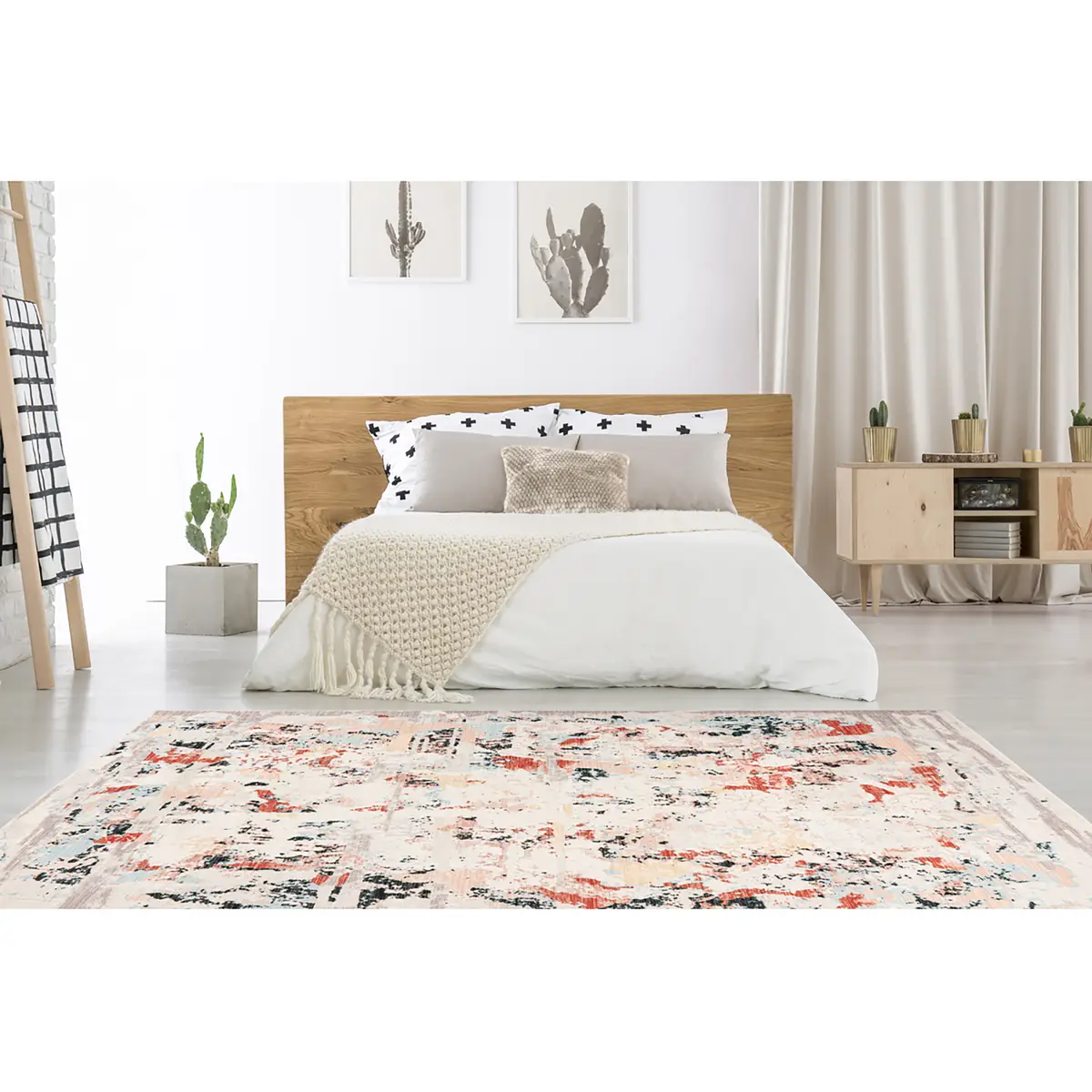Kurzflorteppich Piemont 125 | Mehrfarbig