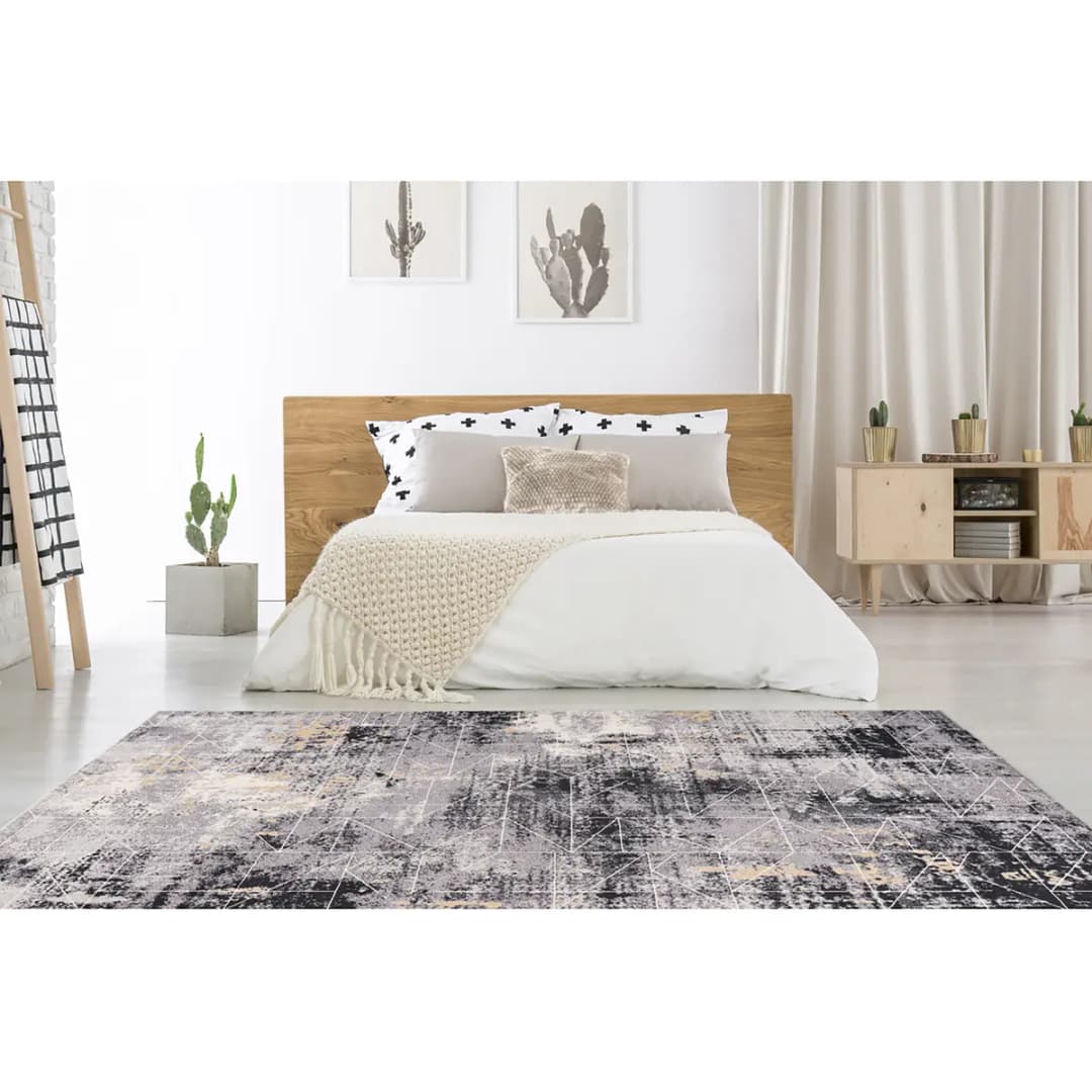 Kayoom Kurzflorteppich Piemont 425 Beige 120 x 170cm | Beige