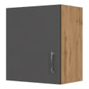 Hängeschrank Sorrento I 50cm Grau/Grau/Wotaneiche Dekor | Grau