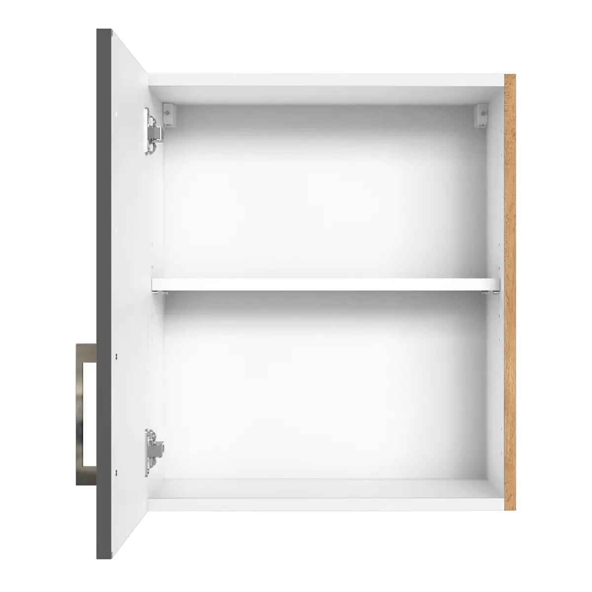 Hängeschrank Sorrento I 50cm Grau/Grau/Wotaneiche Dekor | Grau