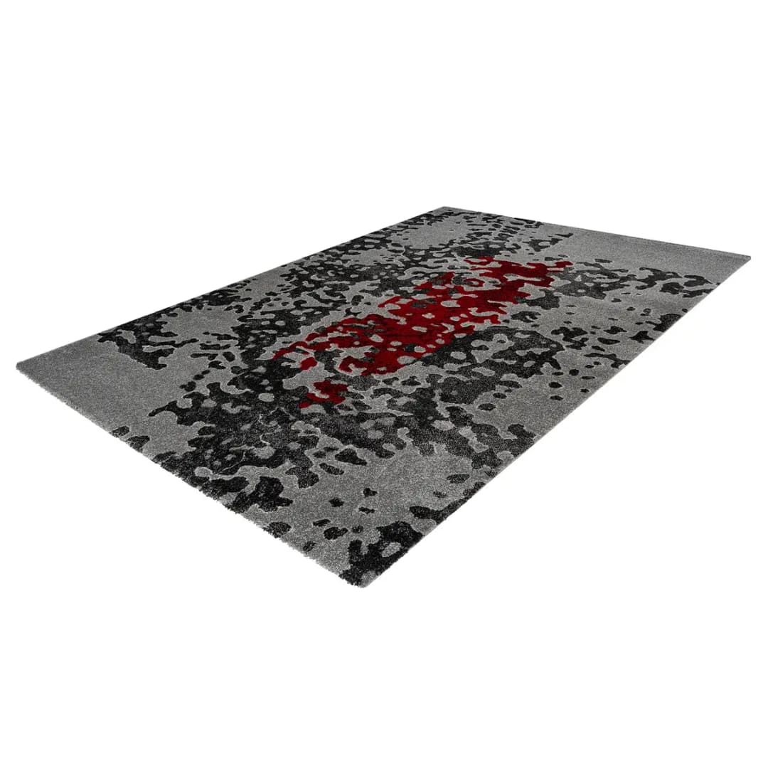 Kurzflorteppich Broadway VII Grau 120 x 170cm Kunstfaser | Grau