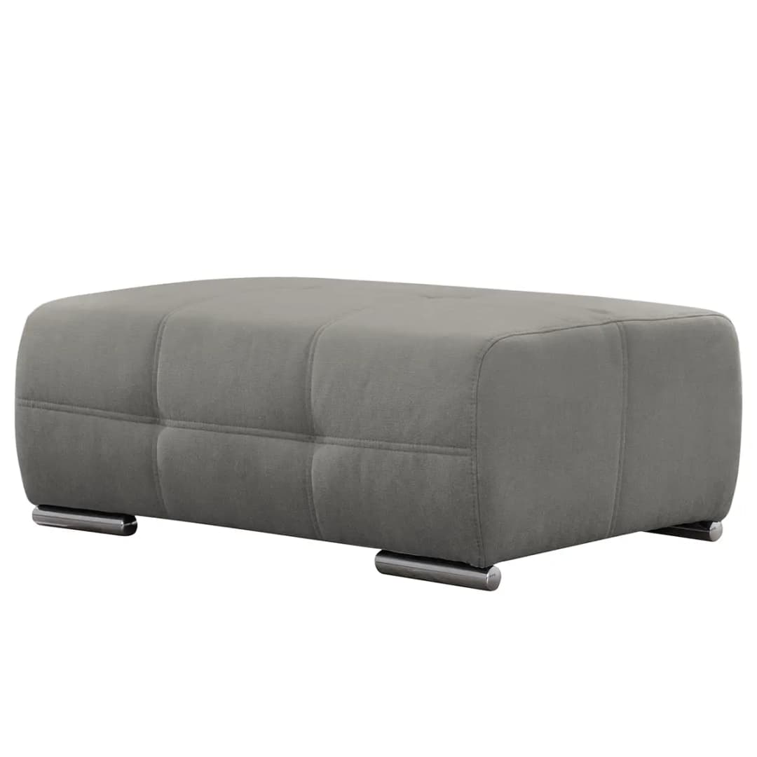 Polsterhocker Beutin | Grau