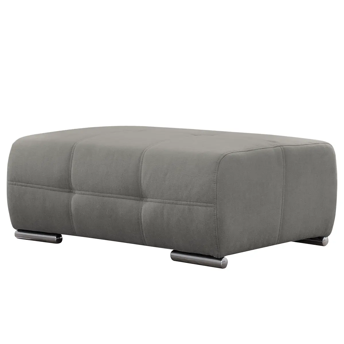 Polsterhocker Beutin | Grau