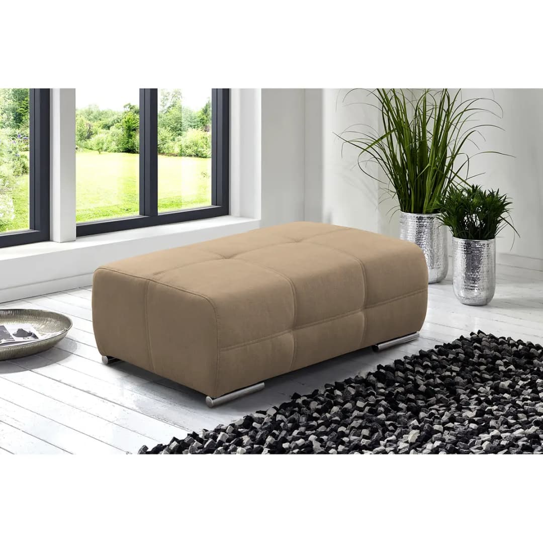 Polsterhocker Beutin | Braun