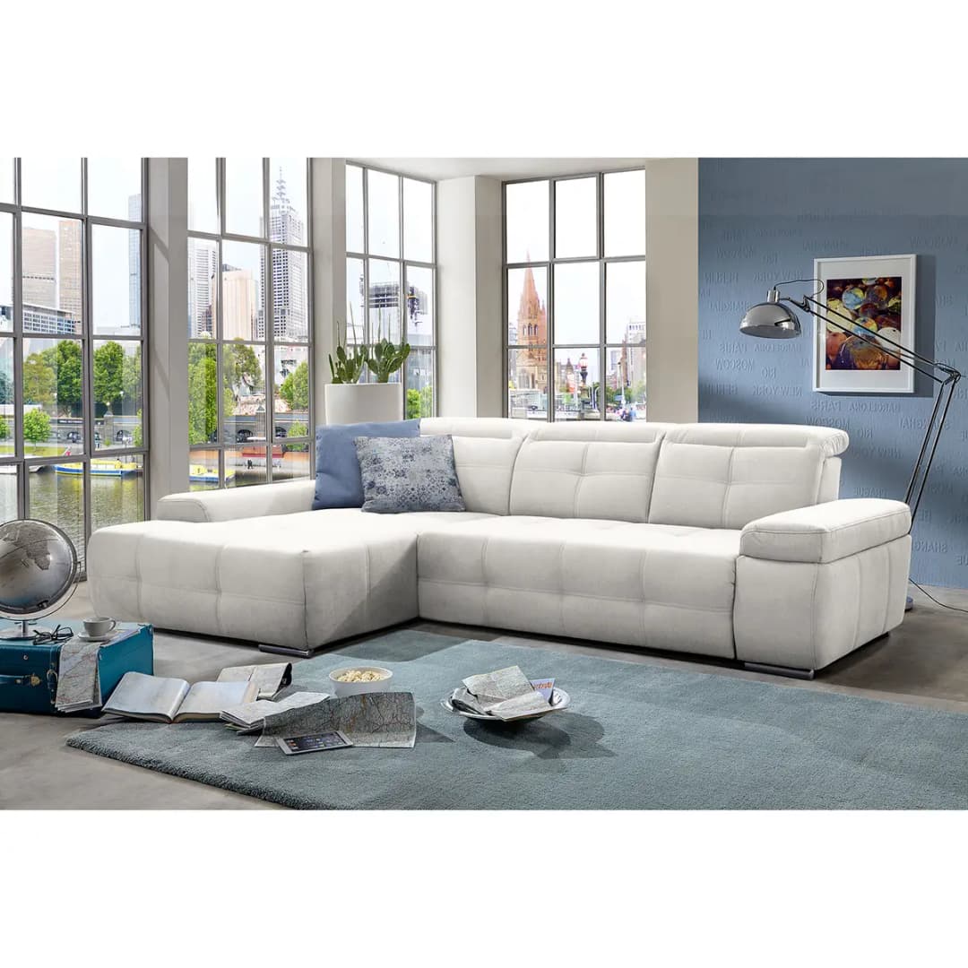 Ecksofa Beutin | Silber
