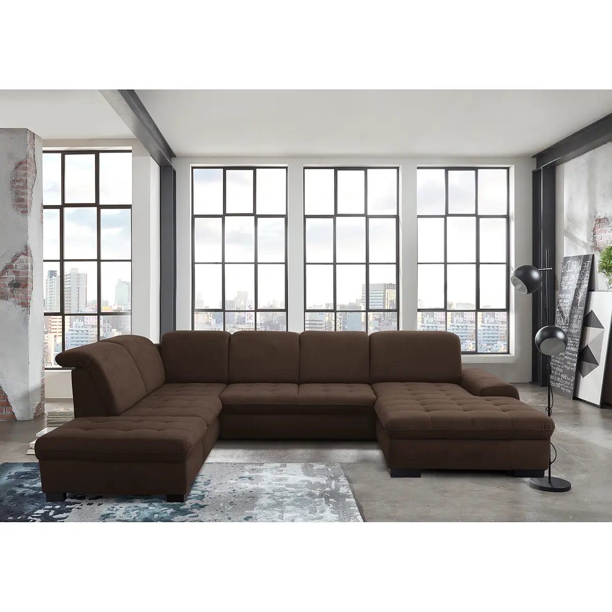Wohnlandschaft Boussay | Braun