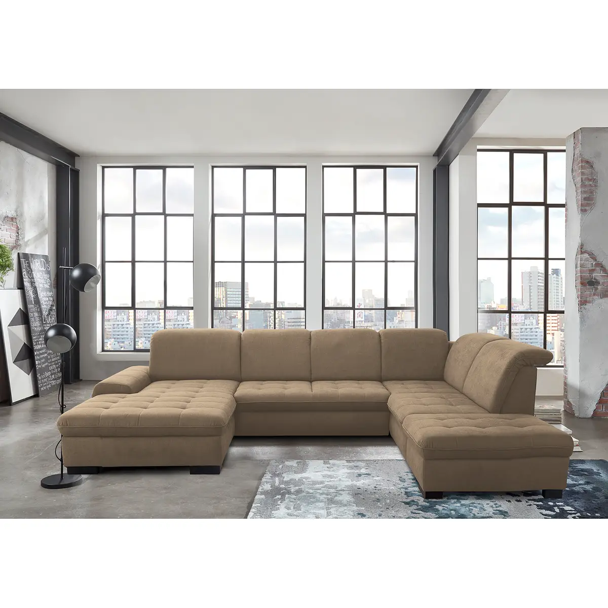 Wohnlandschaft Boussay | Braun