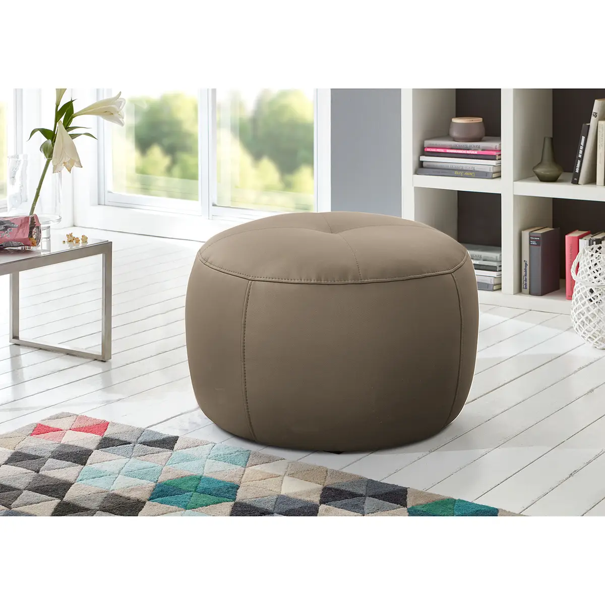 Polsterhocker Monteux | Grau