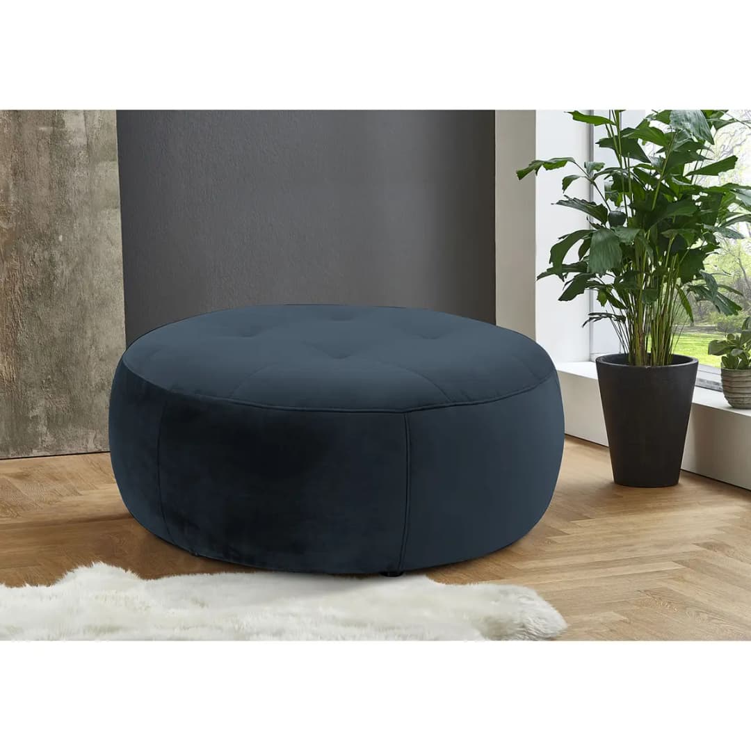 Polsterhocker Monteux | Blau
