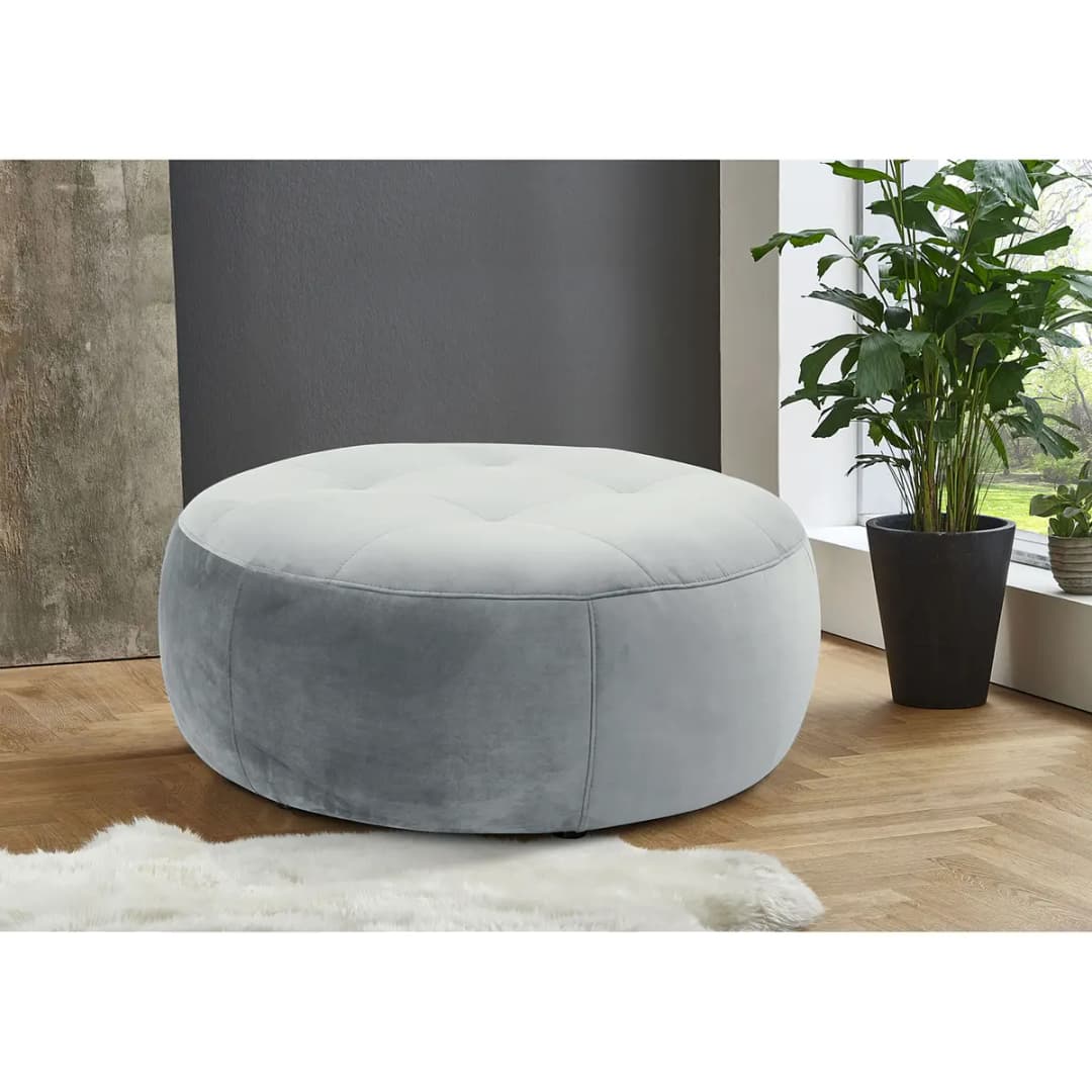 Polsterhocker Monteux | Grau