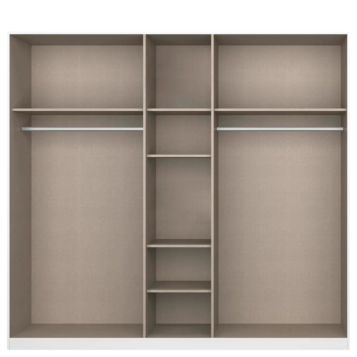 Drehtürenschrank Alabama | Grau