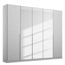 Drehtürenschrank Alabama 226 x 229cm Grau/Grau Classic Aluminium mit