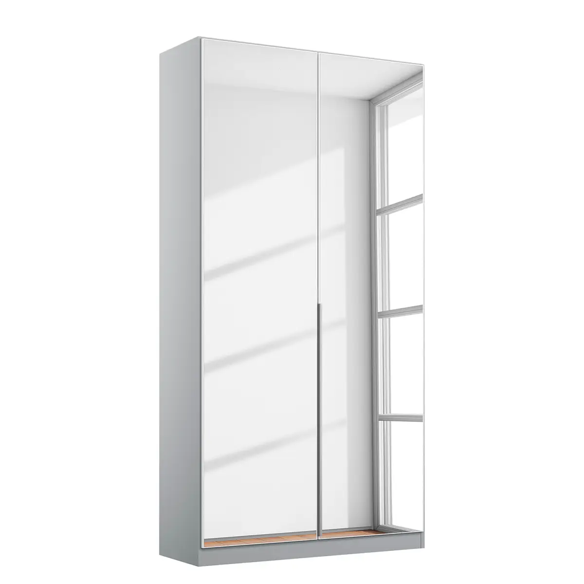 Drehtürenschrank Alabama | Weiß