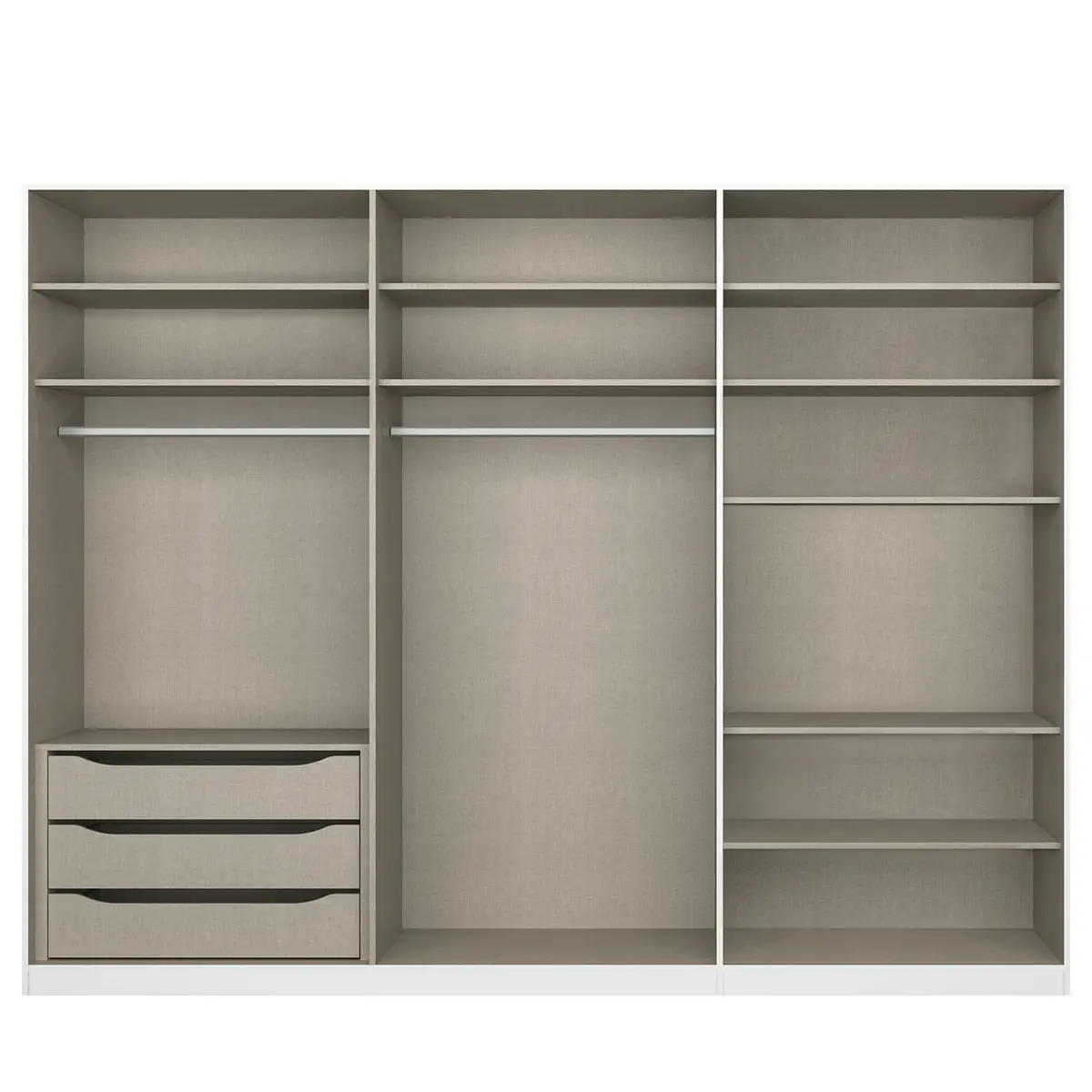 Drehtürenschrank Alabama | Mehrfarbig