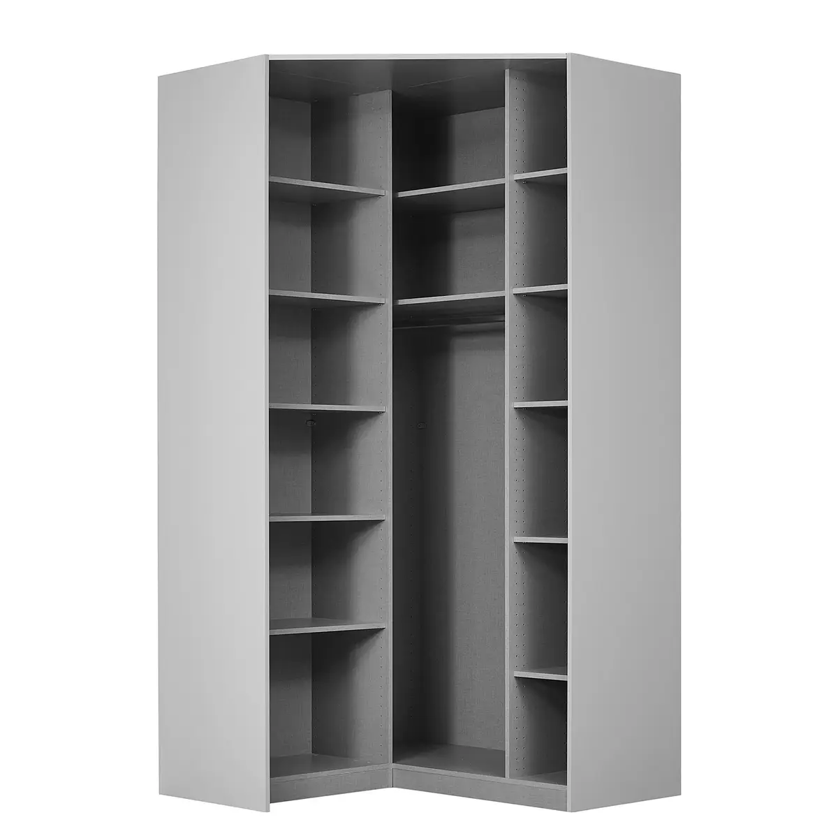 Eckschrank Alabama Typ A | Grau