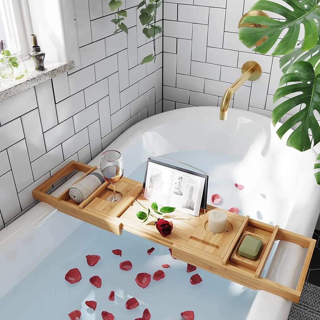 Badewannenablage Hugier | Beige