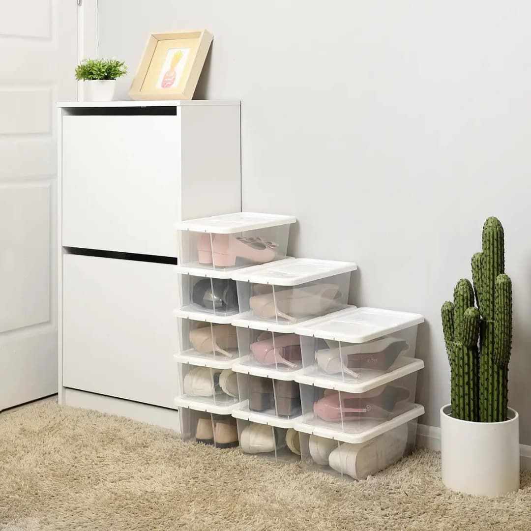 Schuhbox La Maxe 12er-Set | Weiß