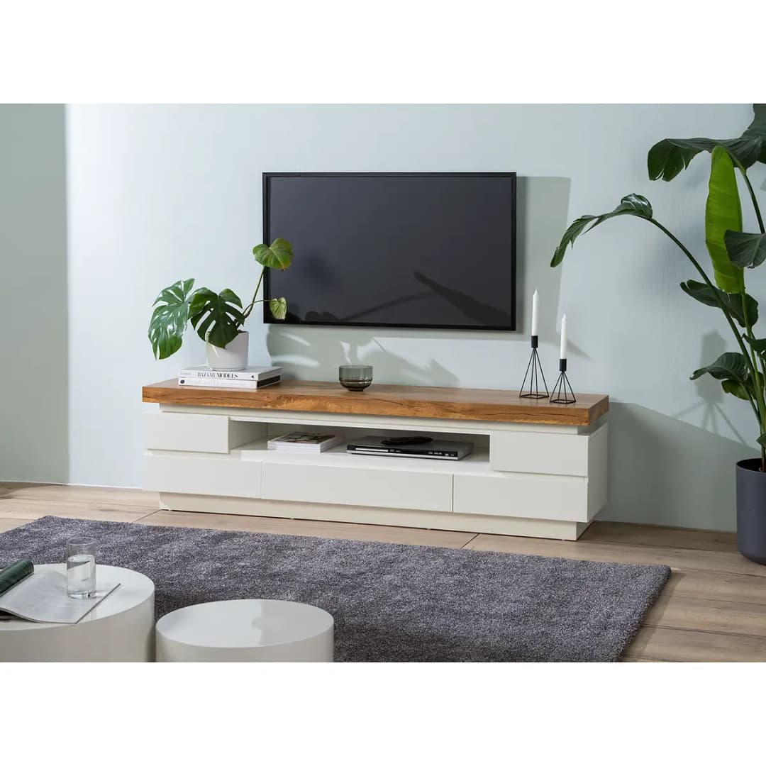 TV-Lowboard II | Weiß