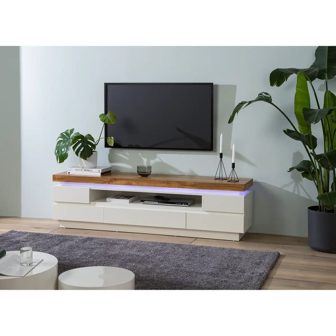 TV-Lowboard II | Weiß